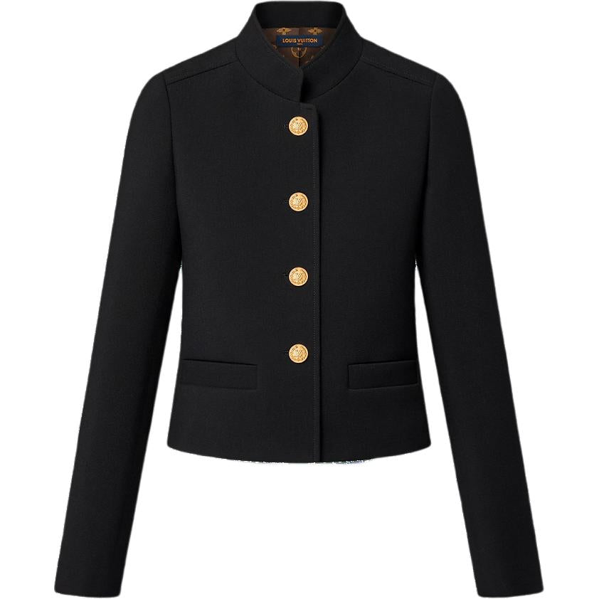 LOUIS VUITTON Lv Button Officer Jacket