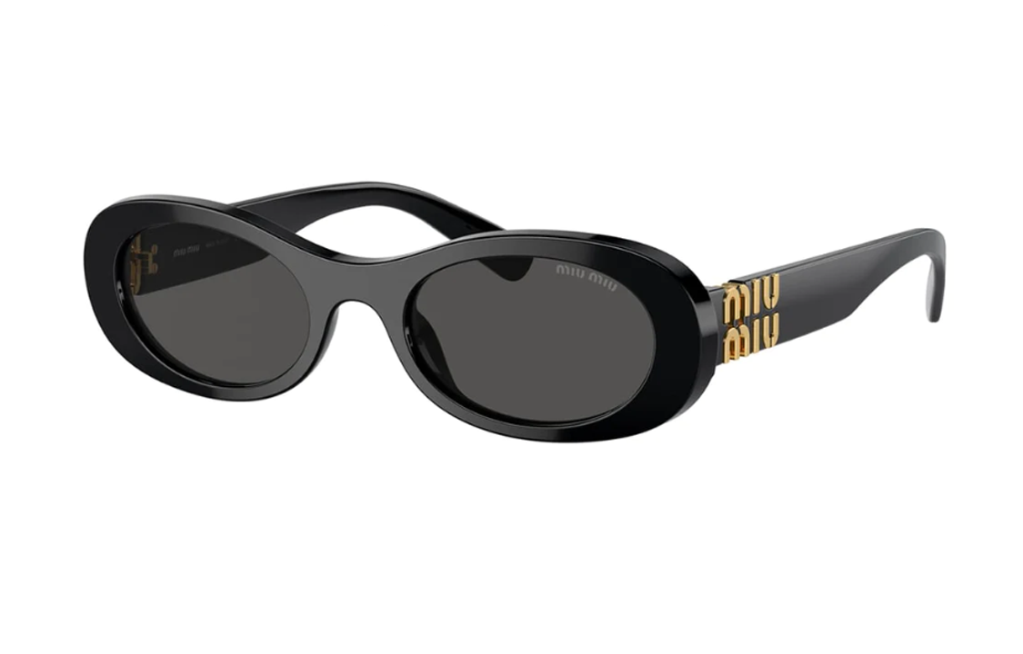 MIU MIU Logo lettering Oval frame Sunglasses