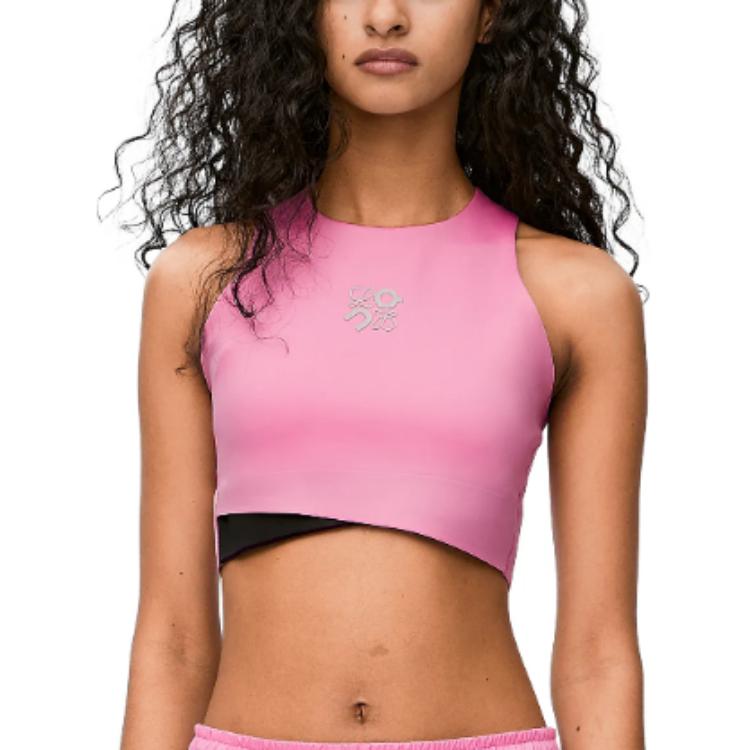 LOEWE X On Technical Jersey Performance Top Pink