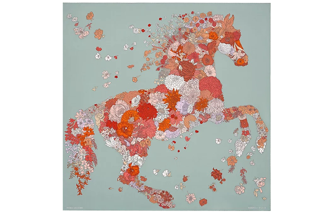HERMES Silk Scarves Unisex