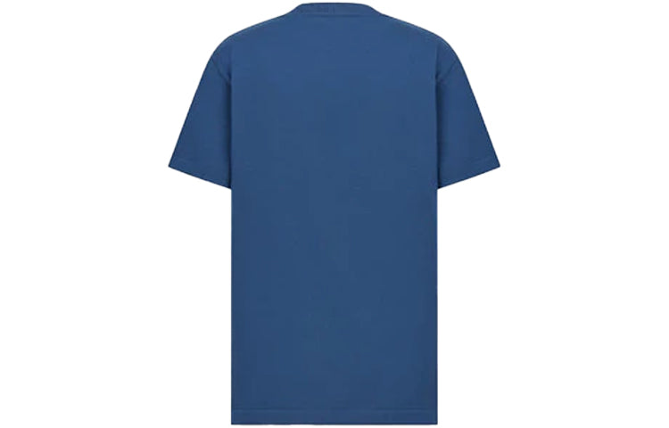 DIOR Quarterly New Products T-Shirts Men Blue