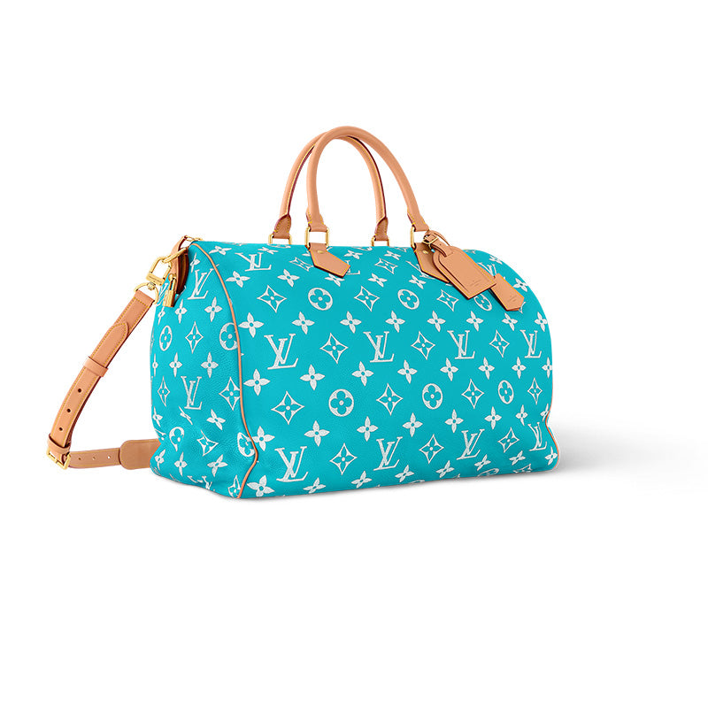 LOUIS VUITTON Speedy P9 Bandouliere 50 Turquoise