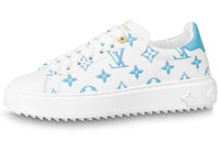 LOUIS VUITTON Lv Time Out Casual Shoes Blue Women's