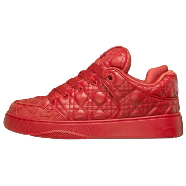 DIOR B9S Puffy Skateboard Shoes Low Top Skateboard Shoes Men's Red