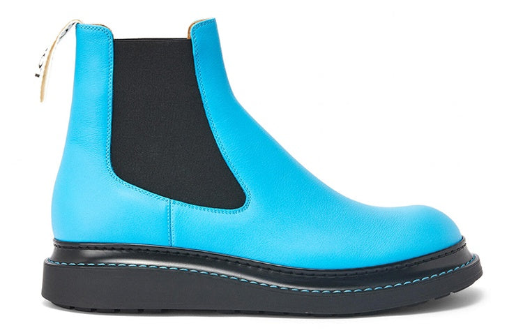 LOEWE Chelsea Boots Men's Blue Black