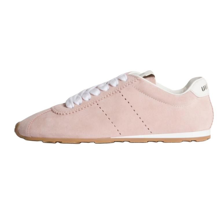 MIU MIU Plume Low Top Casual Shoes Women's Pink