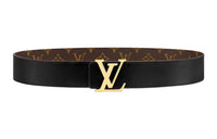 LOUIS VUITTON Belt Facettes Vernis Amarante