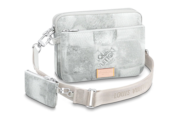 LOUIS VUITTON Trio Messenger Damier Salt Stone Grey