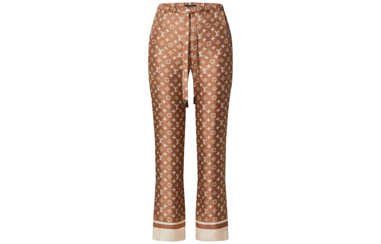 LOUIS VUITTON Casual Pants Women's Brown