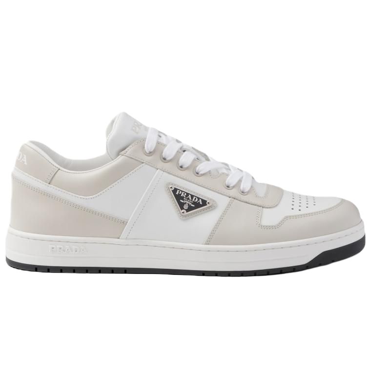 PRADA Prada Downtown Skateboard Shoes Men's Gray White