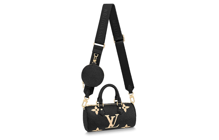 LOUIS VUITTON Bb Papillon Bicolor Monogram Empriente Black/Beige