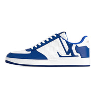 LOUIS VUITTON Rivoli Low Top Skateboard Shoes Men's Blue