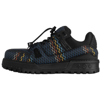 LOUIS VUITTON Trainer Low-Top Skateboard Shoes Men's Black