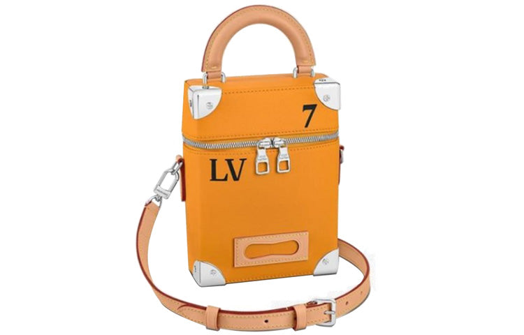 LOUIS VUITTON Vertical Box Trunk Saffron Yellow