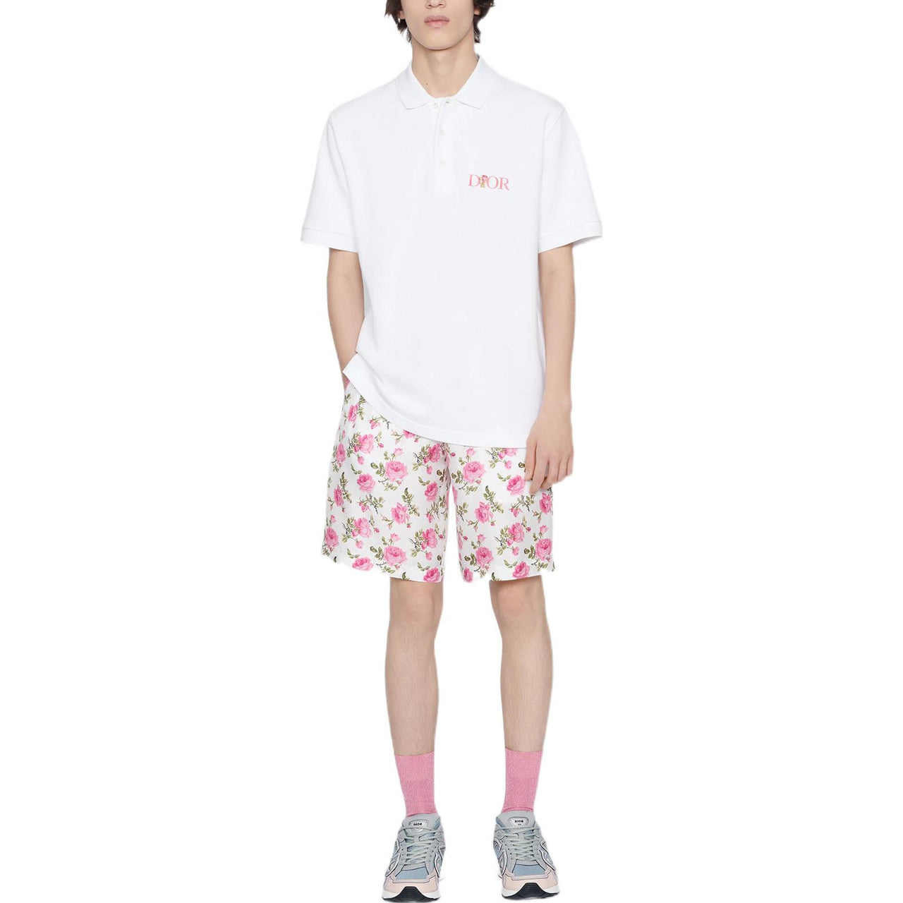 DIOR Dior Quarterly New Products Polo Shirt Men's White