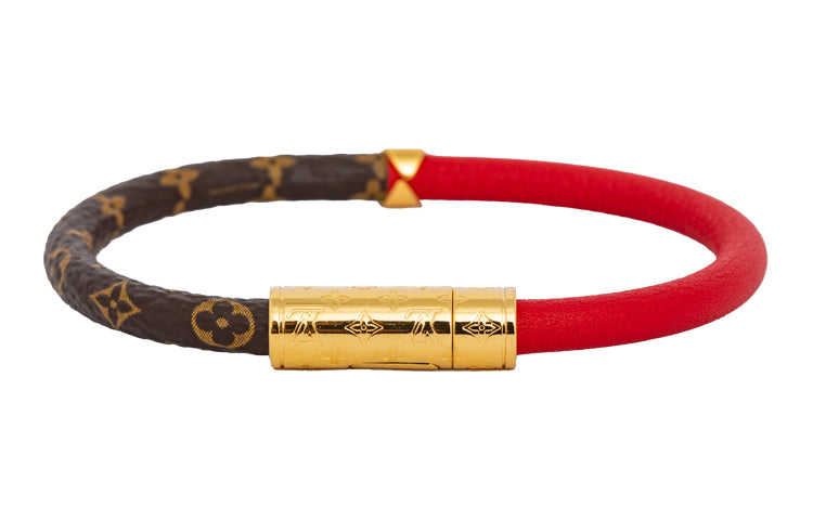 LOUIS VUITTON 2020 Monogram Lv Confidential Costume Bracelet