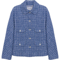 CHANEL SS23 Jackets Coats Women's Blue