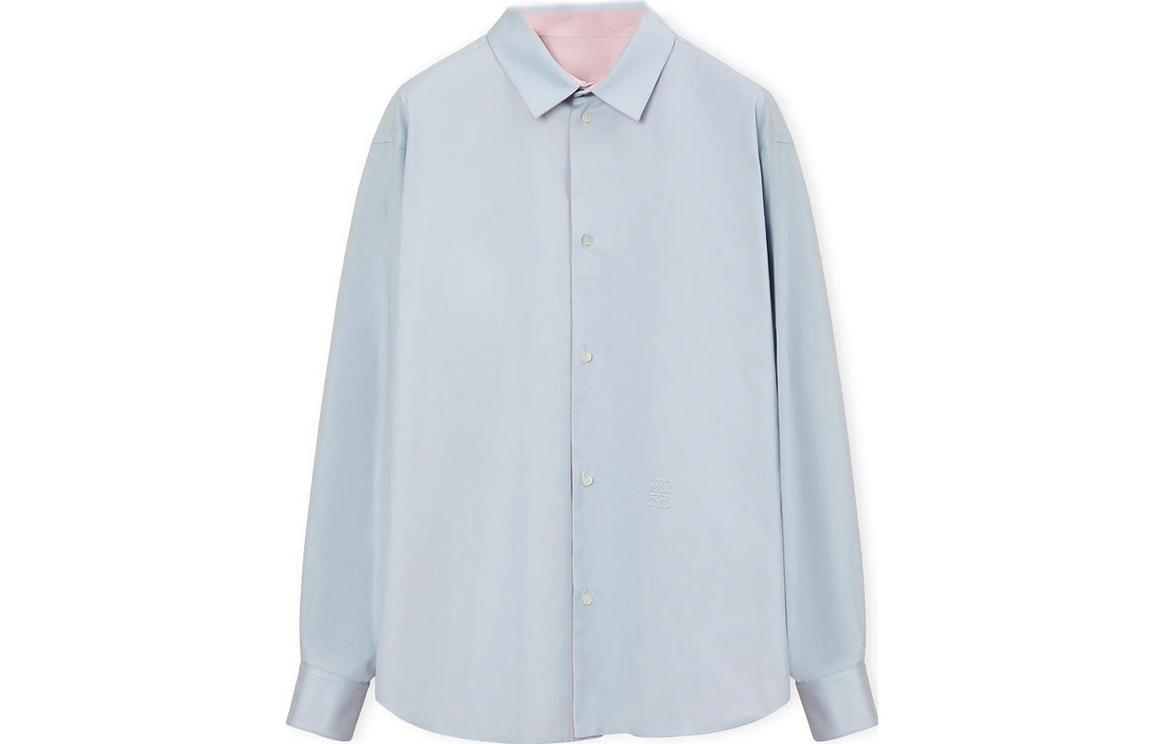 LOEWE SS23 Shirt Men's Light Blue