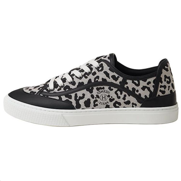 HERMES Get Low Top Skateboard Shoes Men Black