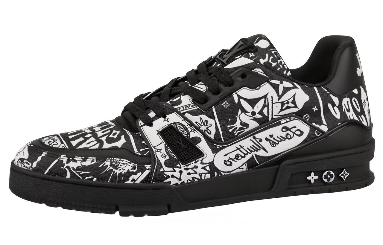 LOUIS VUITTON Lv Trainer Sneakers 'Comic Black White'