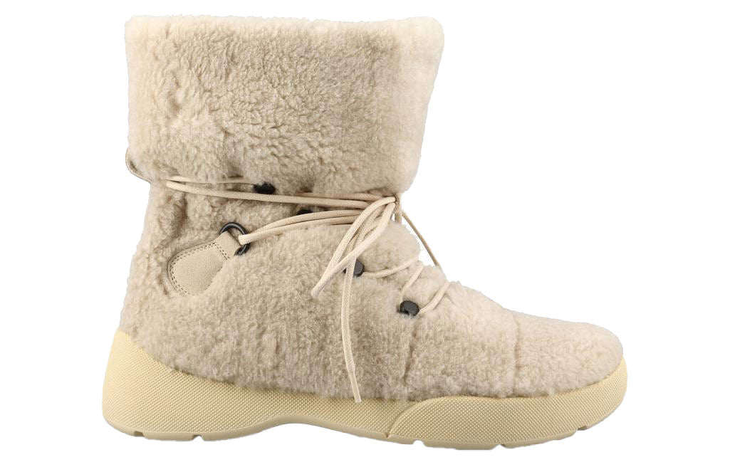 Loro Piana Short Snow Boots Women's Taupe
