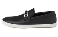 HERMES Chaine D'Ancre Loafers Men's Black