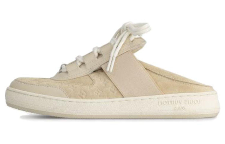 LOUIS VUITTON Lous Rubber Sole Closed Toe Slippers Women's Umber