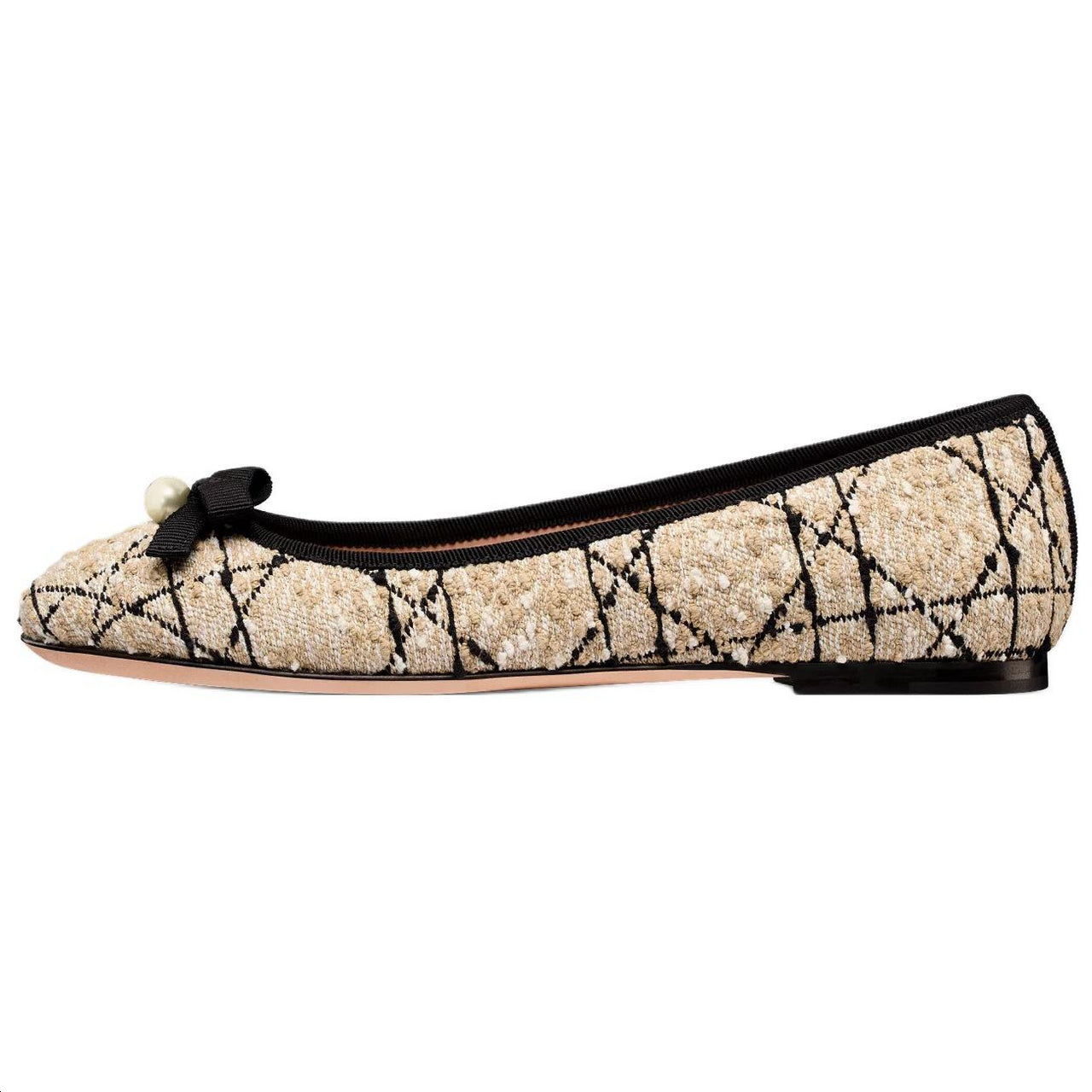 DIOR Tribales Casual Single Shoes Women's Beige