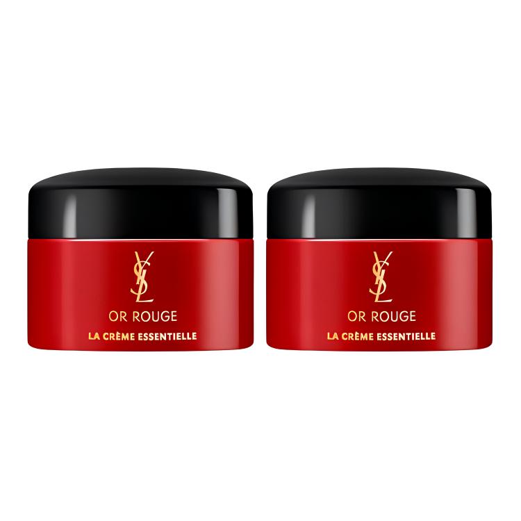 SAINT LAURENT Brand-New Golden Luxury Cream Travel Kit Moisturizes And Moisturizes 7ml*2