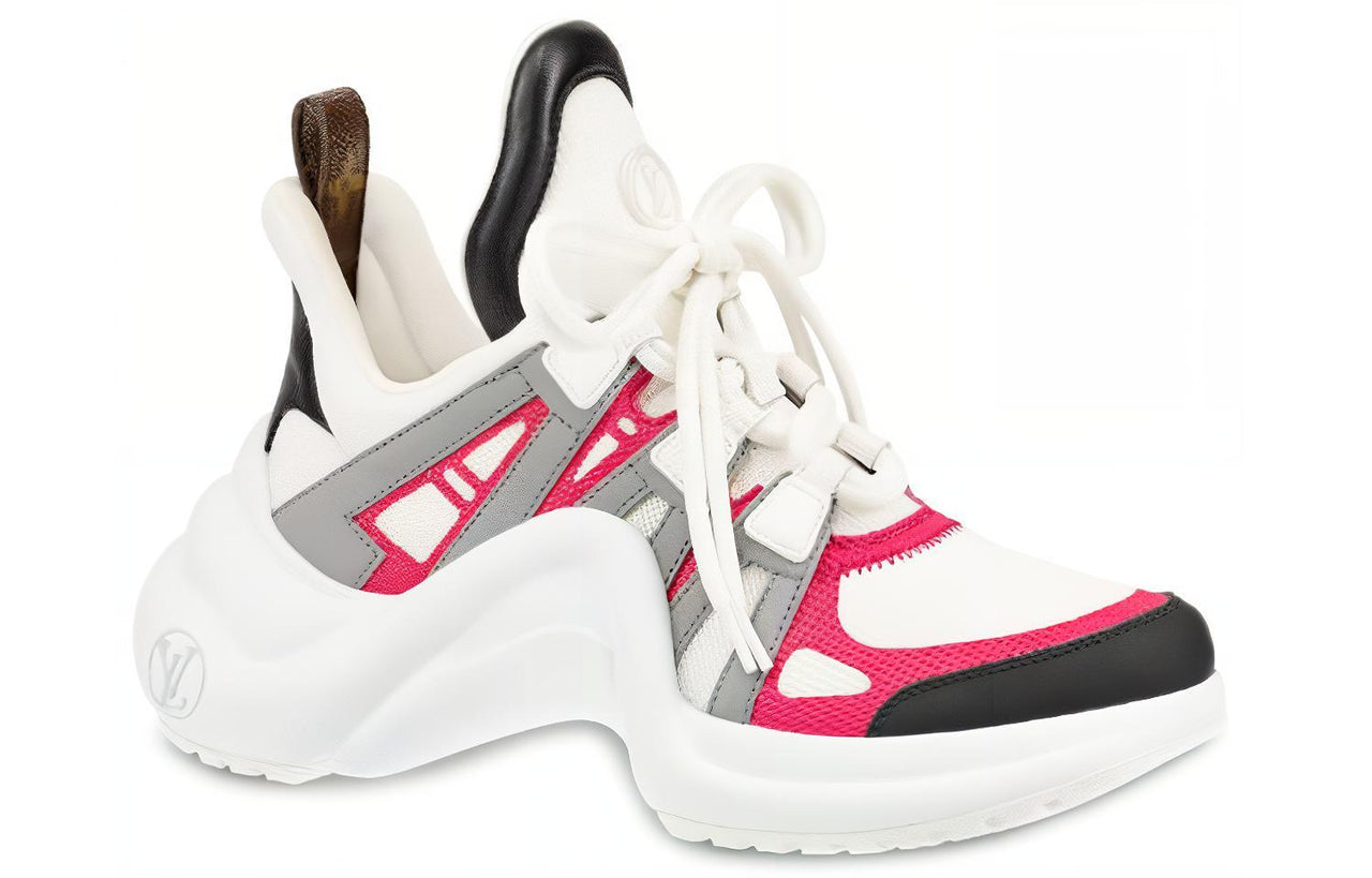 LOUIS VUITTON Lv Archlight Sports Shoes Pink/White Women's