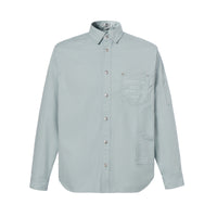DIOR Logo Embroidered Collared Long-Sleeved Shirt