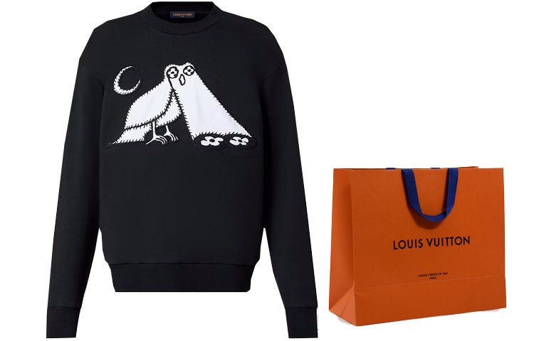 LOUIS VUITTON Lv Comics Owl Patch Crewneck