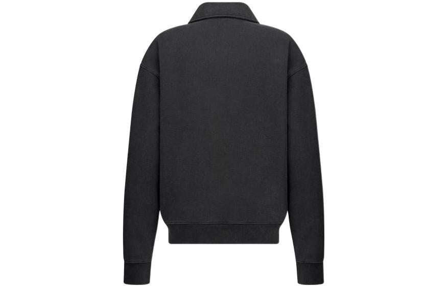 DIOR Half-Zipped Long-Sleeved Sweatshirt