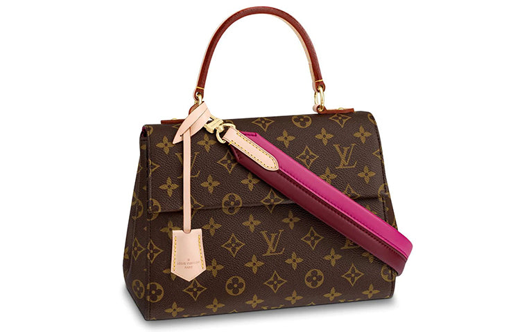 LOUIS VUITTON Cluny Bb Shoulder Bag Brown