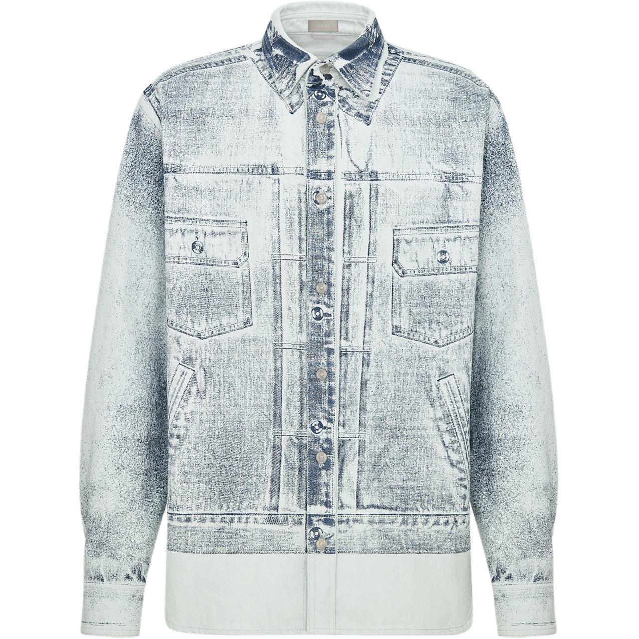 DIOR Shirts Men Blue