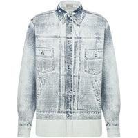 DIOR Shirts Men Blue