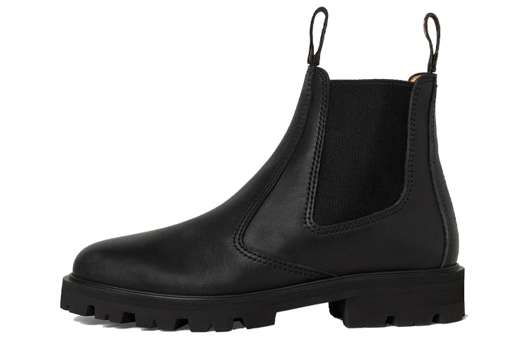 CELINE Short Chelsea Boots Women's Black