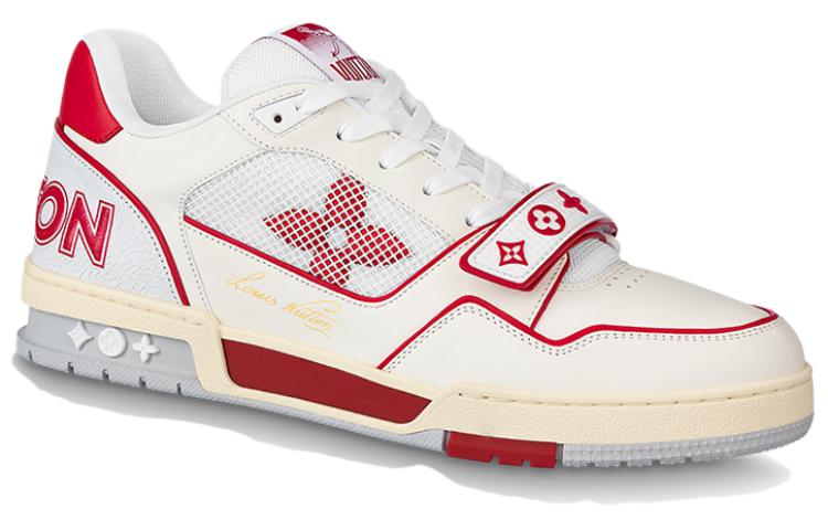 LOUIS VUITTON Lv Trainers 'Red Mesh'