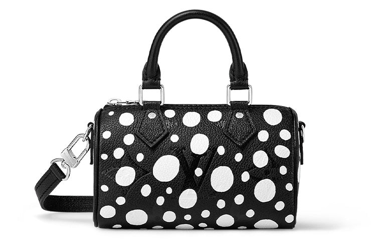 LOUIS VUITTON X Yayoi Kusama Nano Speedy Black/White