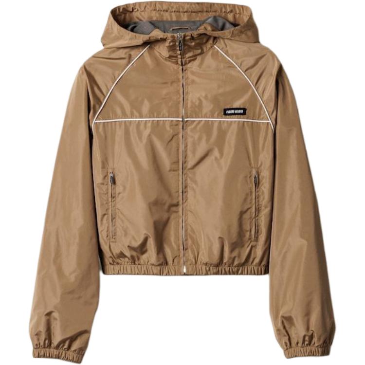 MIU MIU SS25 Jackets & Coats Women's Khaki