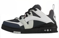 LOUIS VUITTON Low-Top Skateboard Shoes Men's Brown White