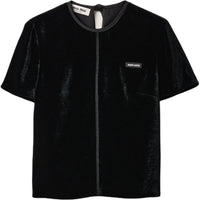 MIU MIU Regular T Shirt Women's Black
