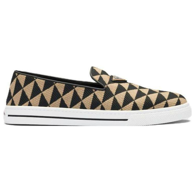 PRADA Casual Single Shoes Women's Beige Black
