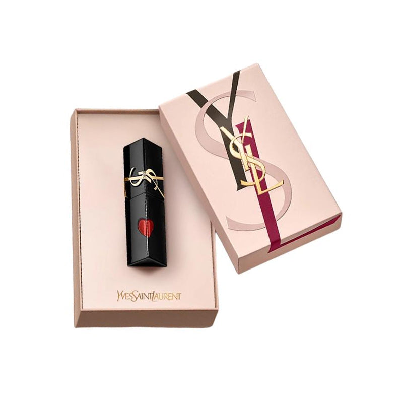 SAINT LAURENT Black Tube Box Lip Gloss Mirror Finish No Makeup 5.5ml