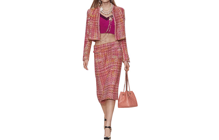 CHANEL Jackets Women's Pink