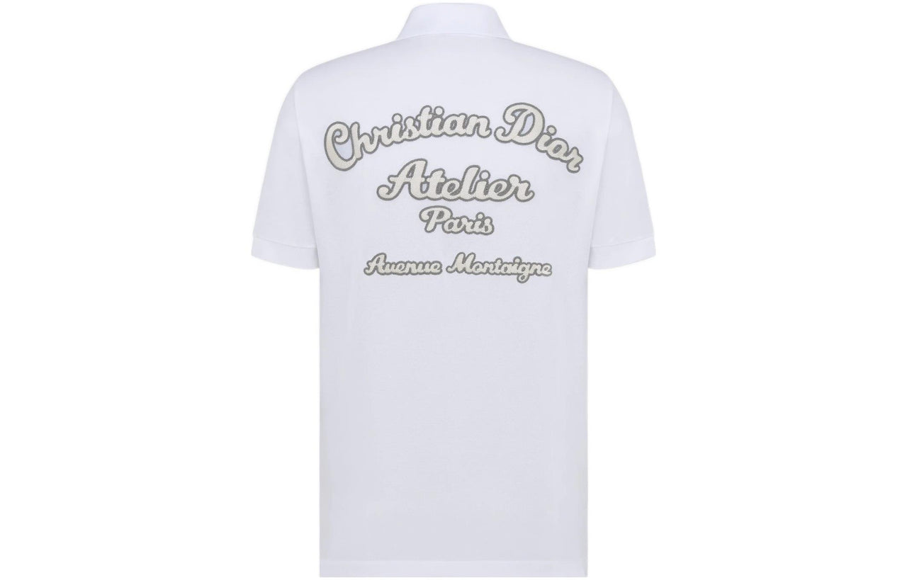 DIOR Quarterly New Products Polo Shirts Men White