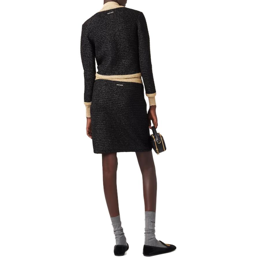 MIU MIU Long-Sleeved Crewneck Cardigan