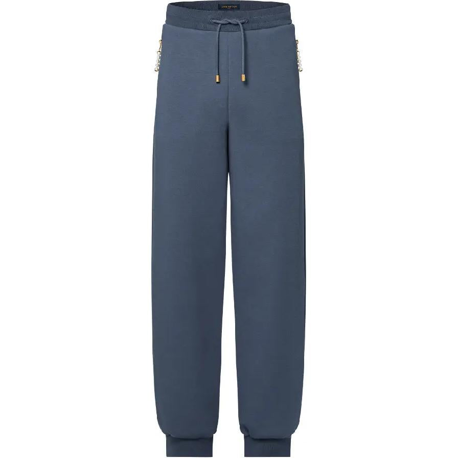 LOUIS VUITTON 1AGILY Embroidered Jersey Jogpants