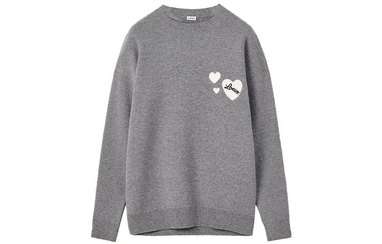 LOEWE FW22 Sweater Men's Heather Gray