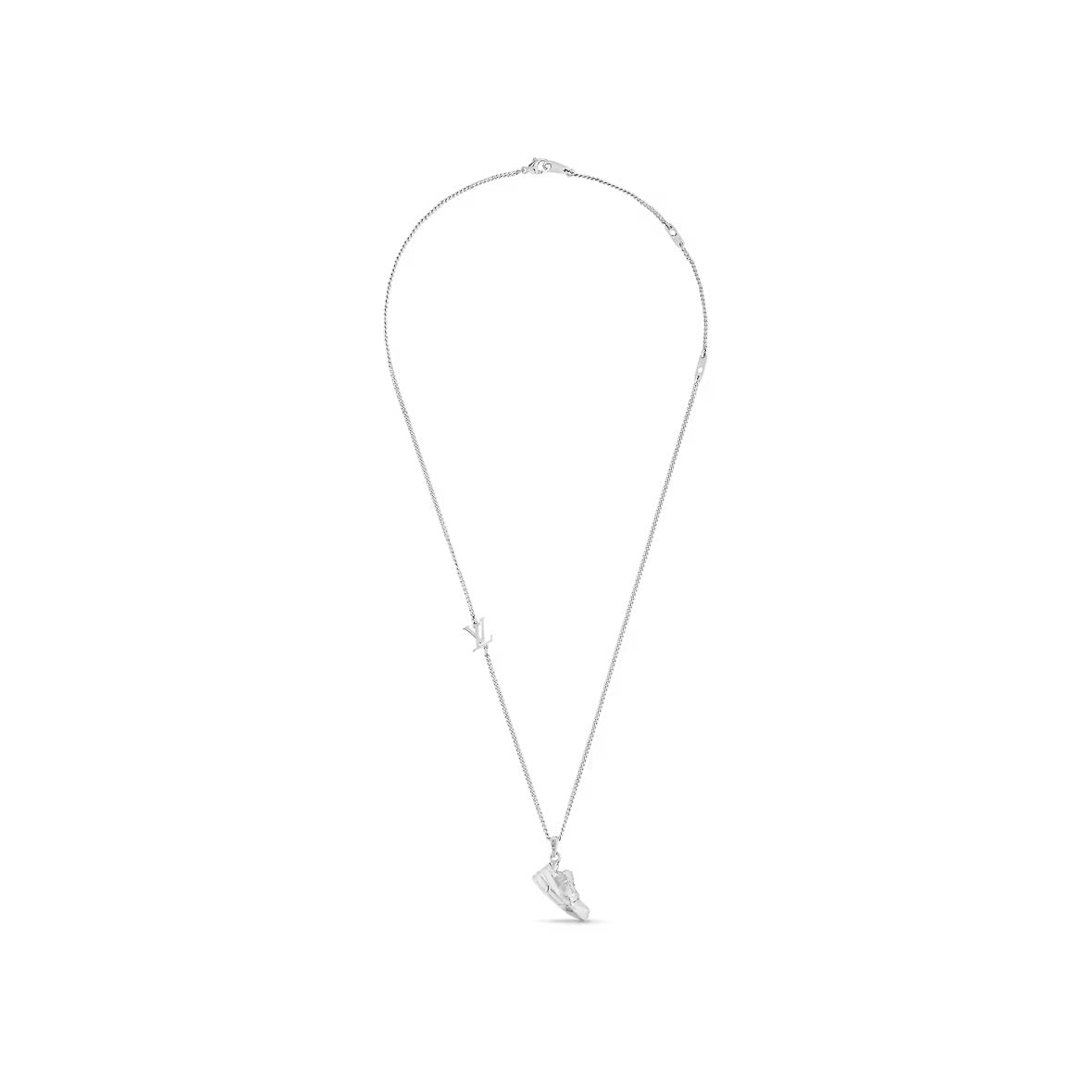 LOUIS VUITTON Brass Necklaces Men's Silver